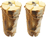 art. 385 wooden torch (firelog) Weight: about 2kg, burning time approx. 1-2 hours