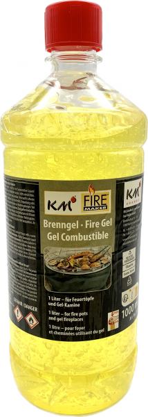 Art. 310 fire gel for fireplace and fire pots 1000 ml bottle